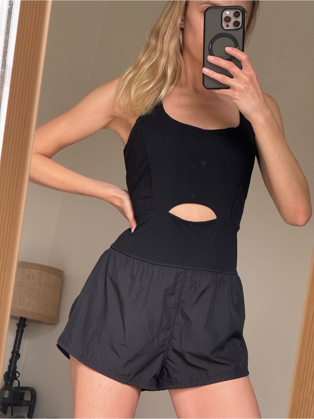 FREE PEOPLE MOVEMENT romper 
“Righteous Runsie”, size:M, good condition